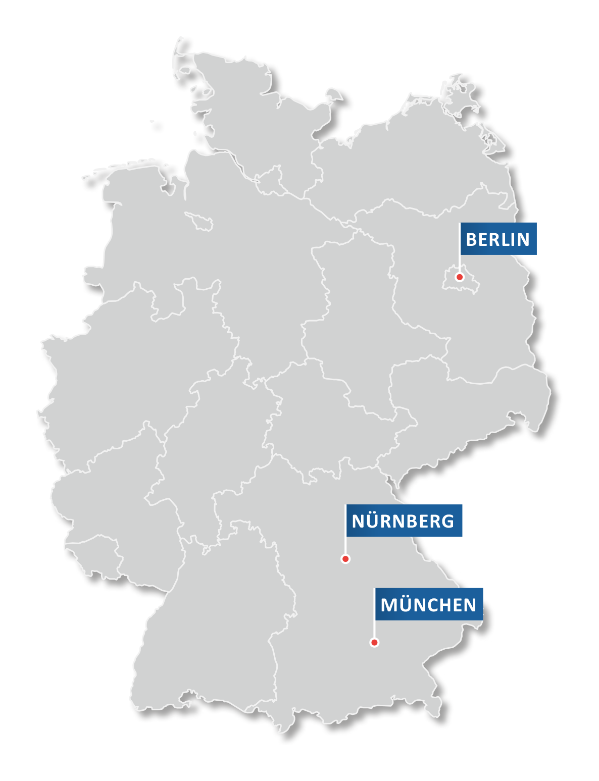 Standorte der tec4net GmbH